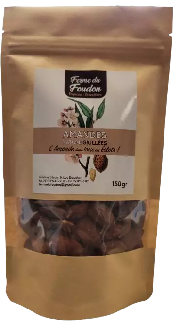 Amandes grillées nature 150g