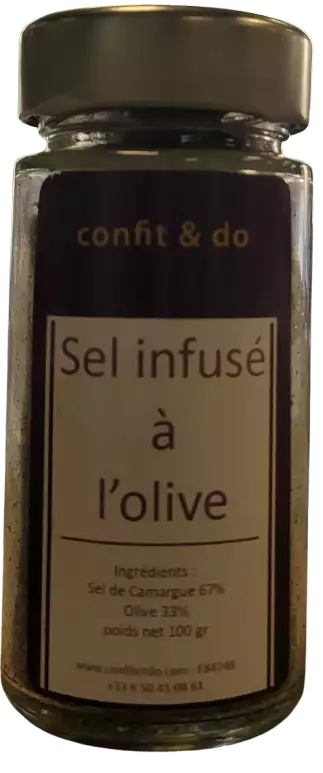 Sel infusé à l'olive